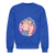 Jungkook Hand Crewneck Sweatshirt - royal blue