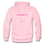 lgopink hoodie - light pink