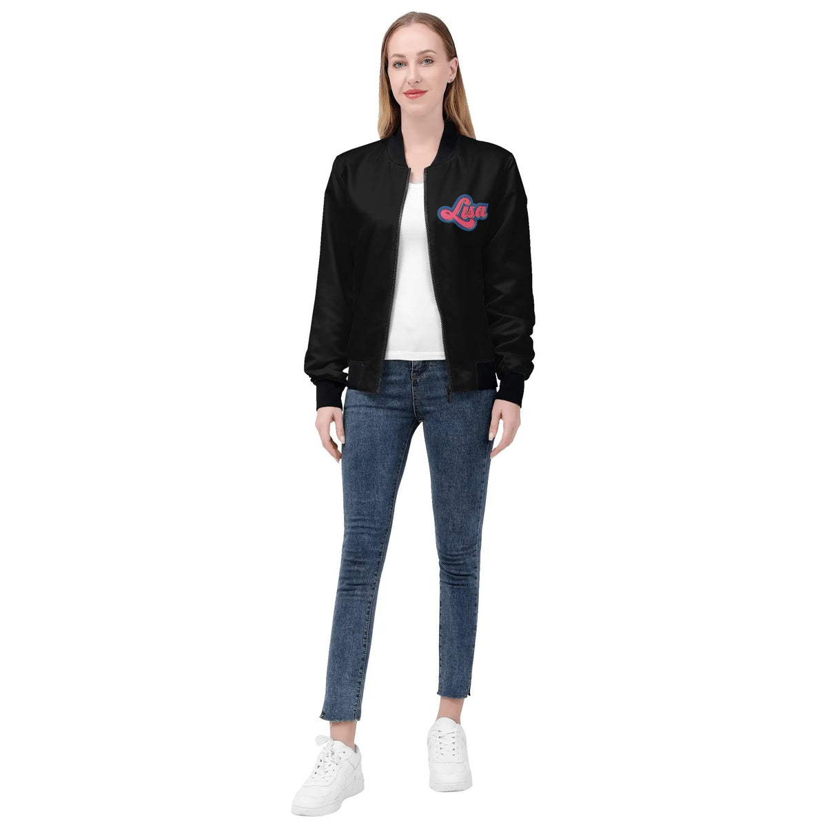 Black Lisa  Bomber Jacket