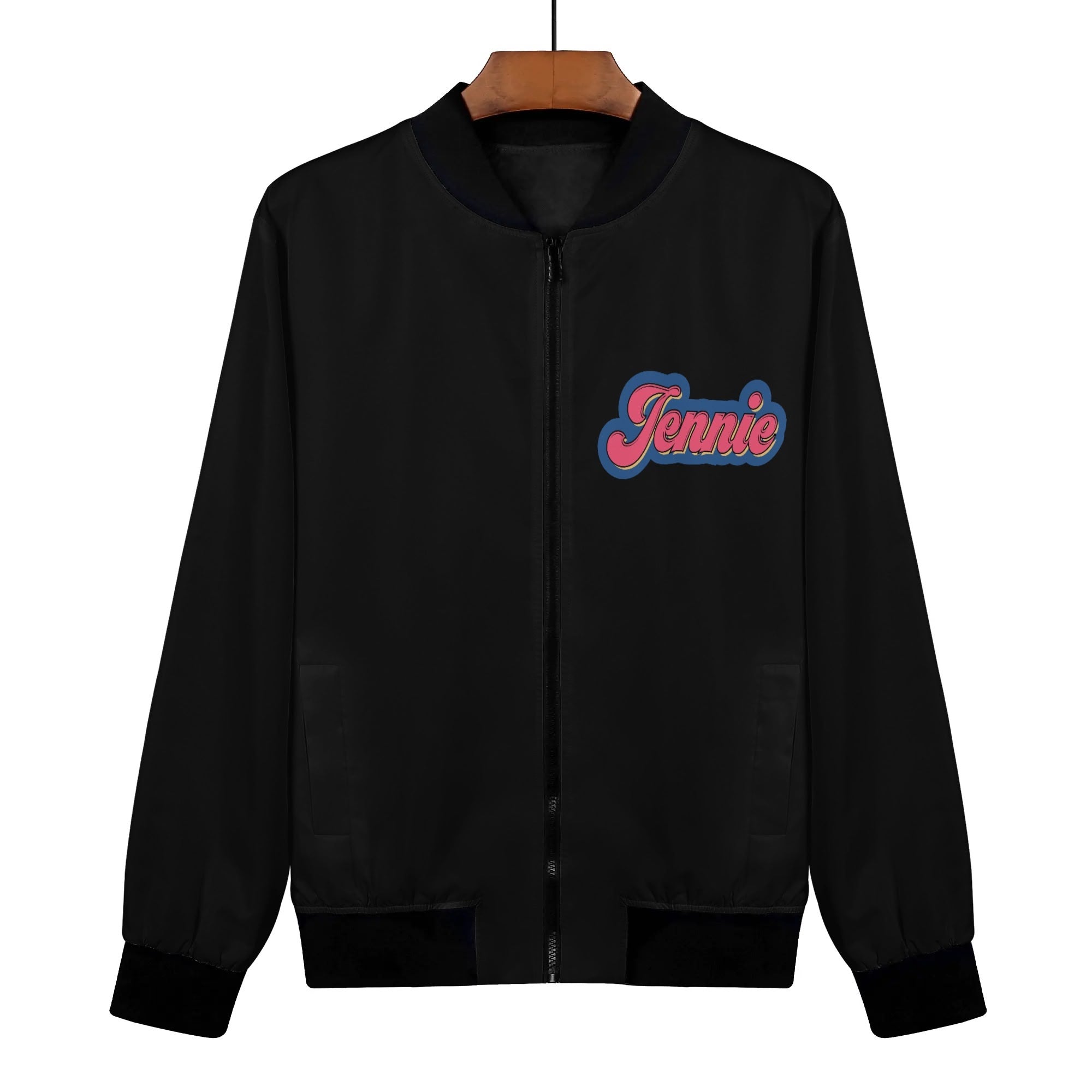 Black Jennie Bomber Jacket