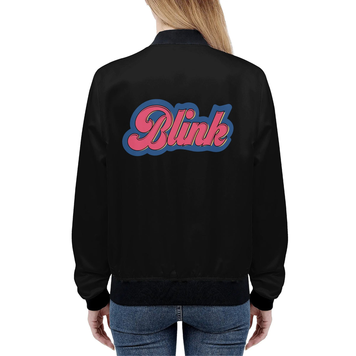 Black Jennie Bomber Jacket