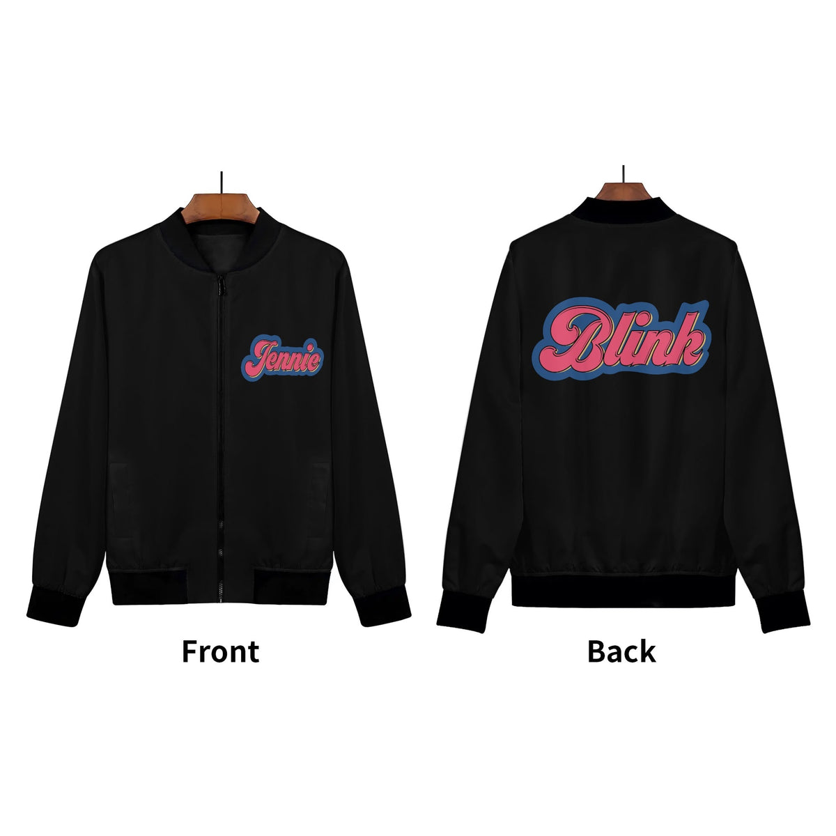 Black Jennie Bomber Jacket
