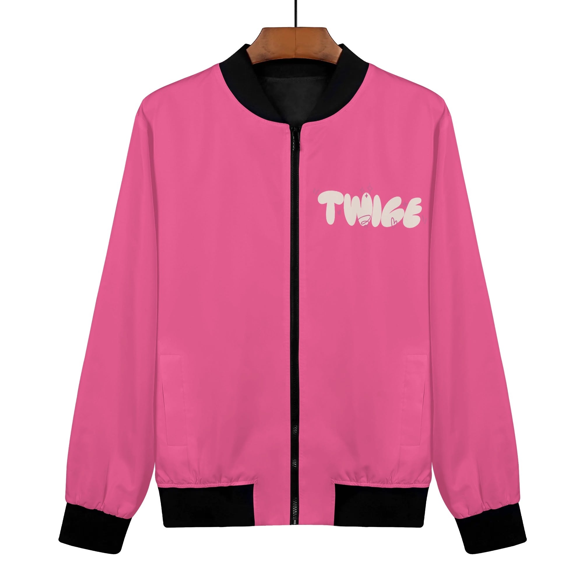 Pink Twice Bomber Jacket