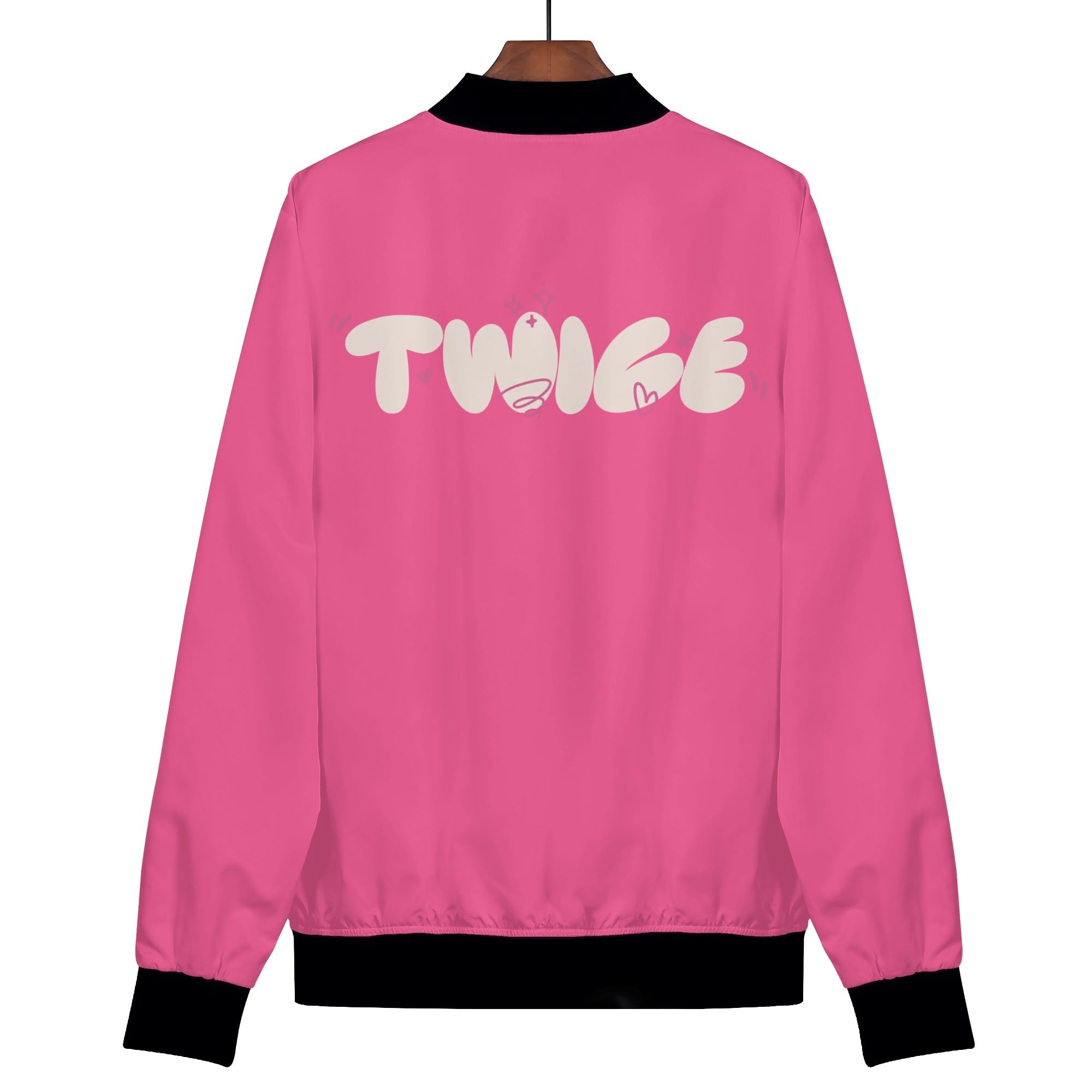 Pink Twice Bomber Jacket