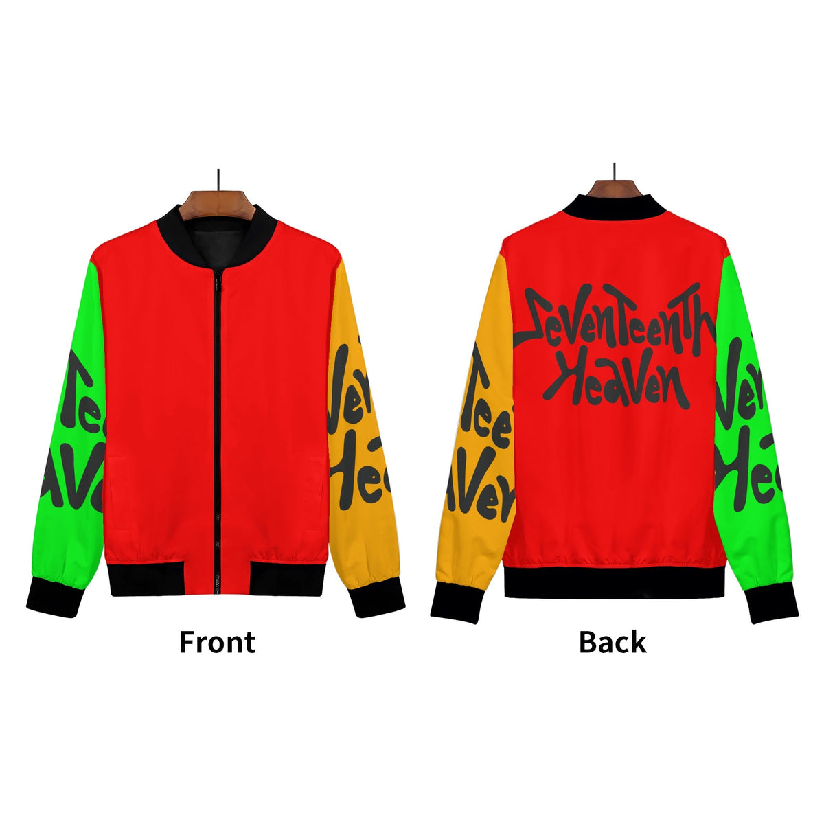 Seventeen Color Block Bomber Jacket