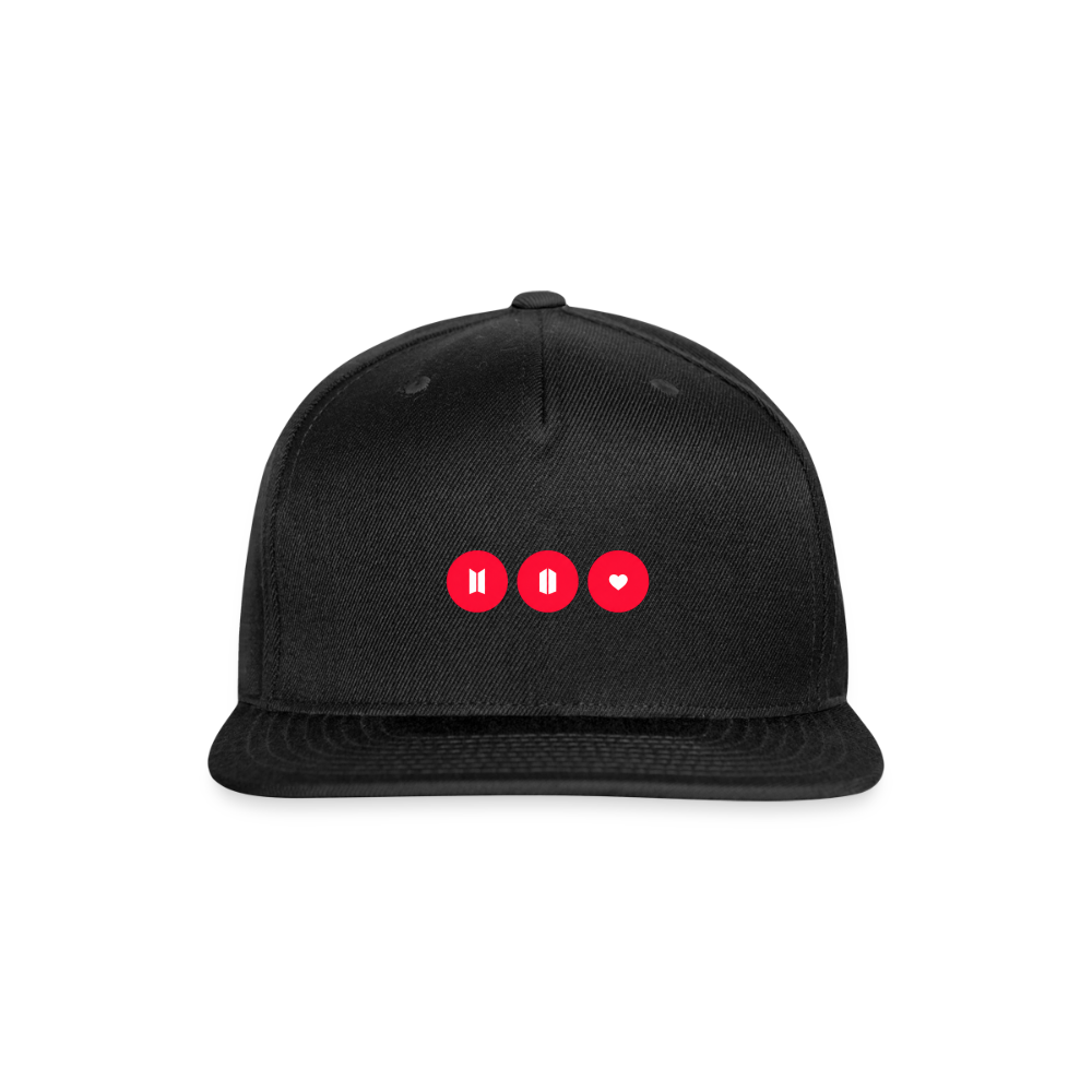 Arirang celebration Snapback Baseball Cap - black
