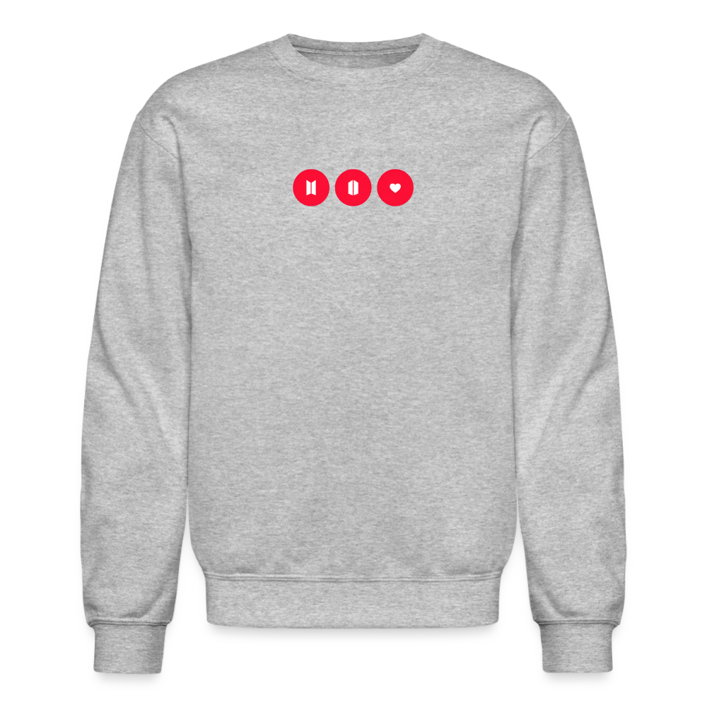 Arirang tour ARMY Crewneck Sweatshirt - heather gray