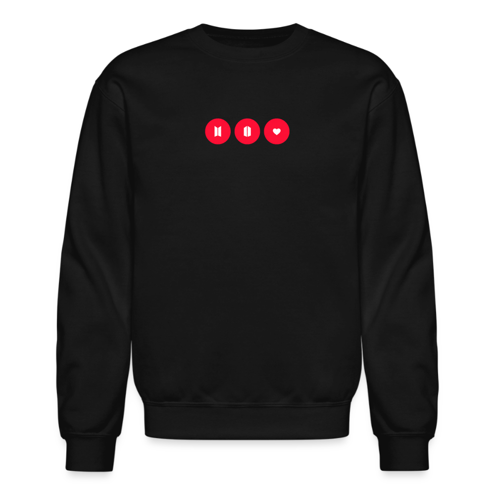 Arirang tour ARMY Crewneck Sweatshirt - black