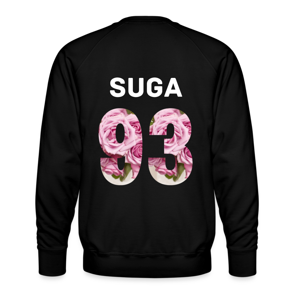 Yoongi Print Premium Sweatshirt - black