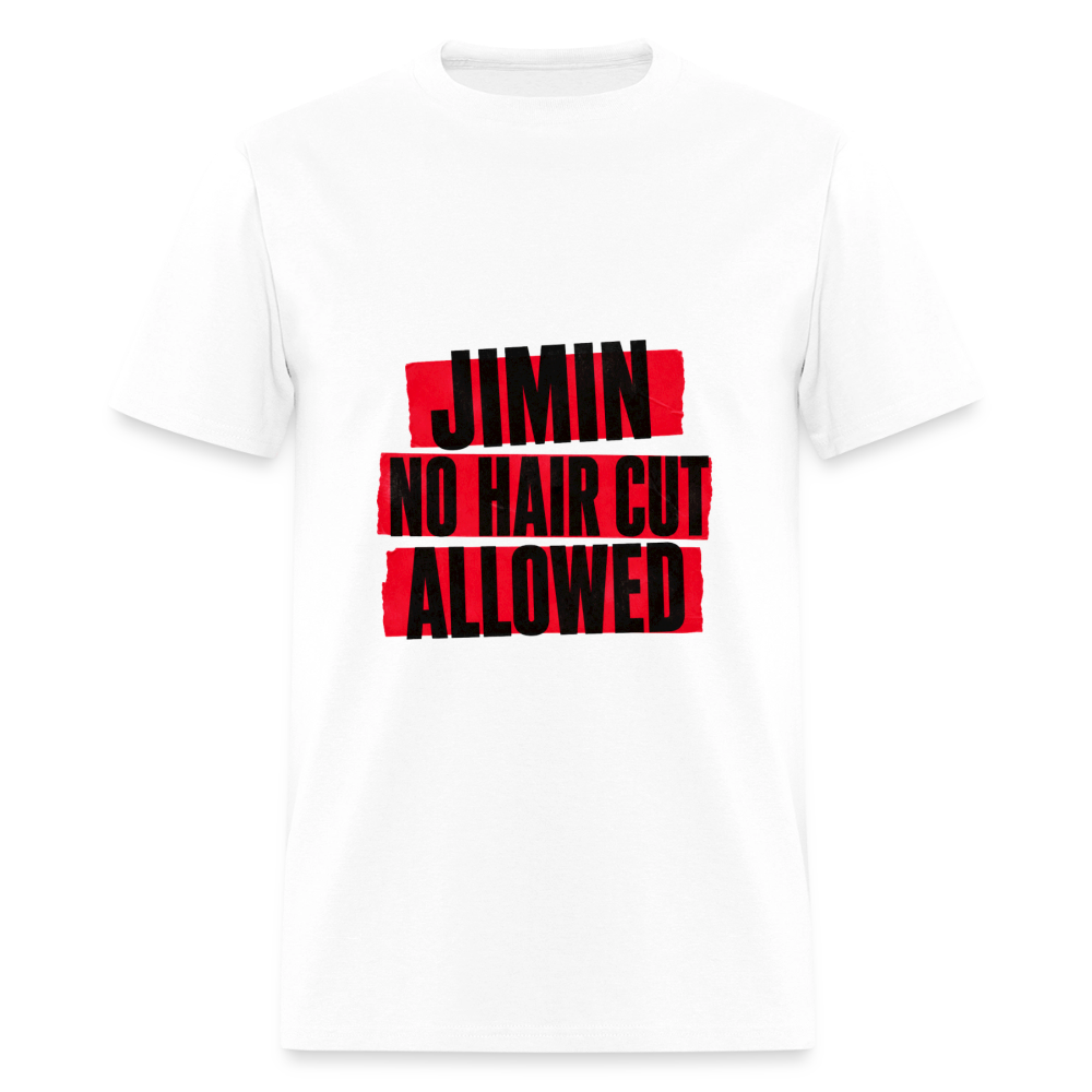 Jimin "No haircut allowed" Arirang t-shirt - white