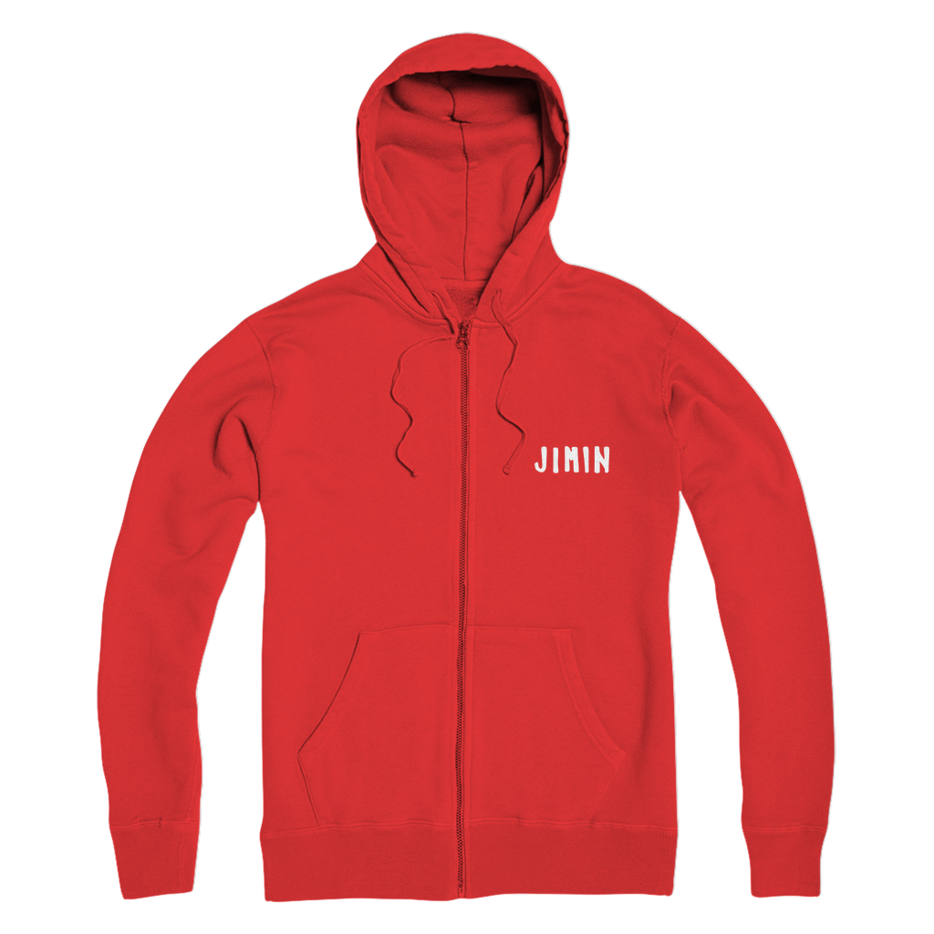 Red bts hot sale hoodie