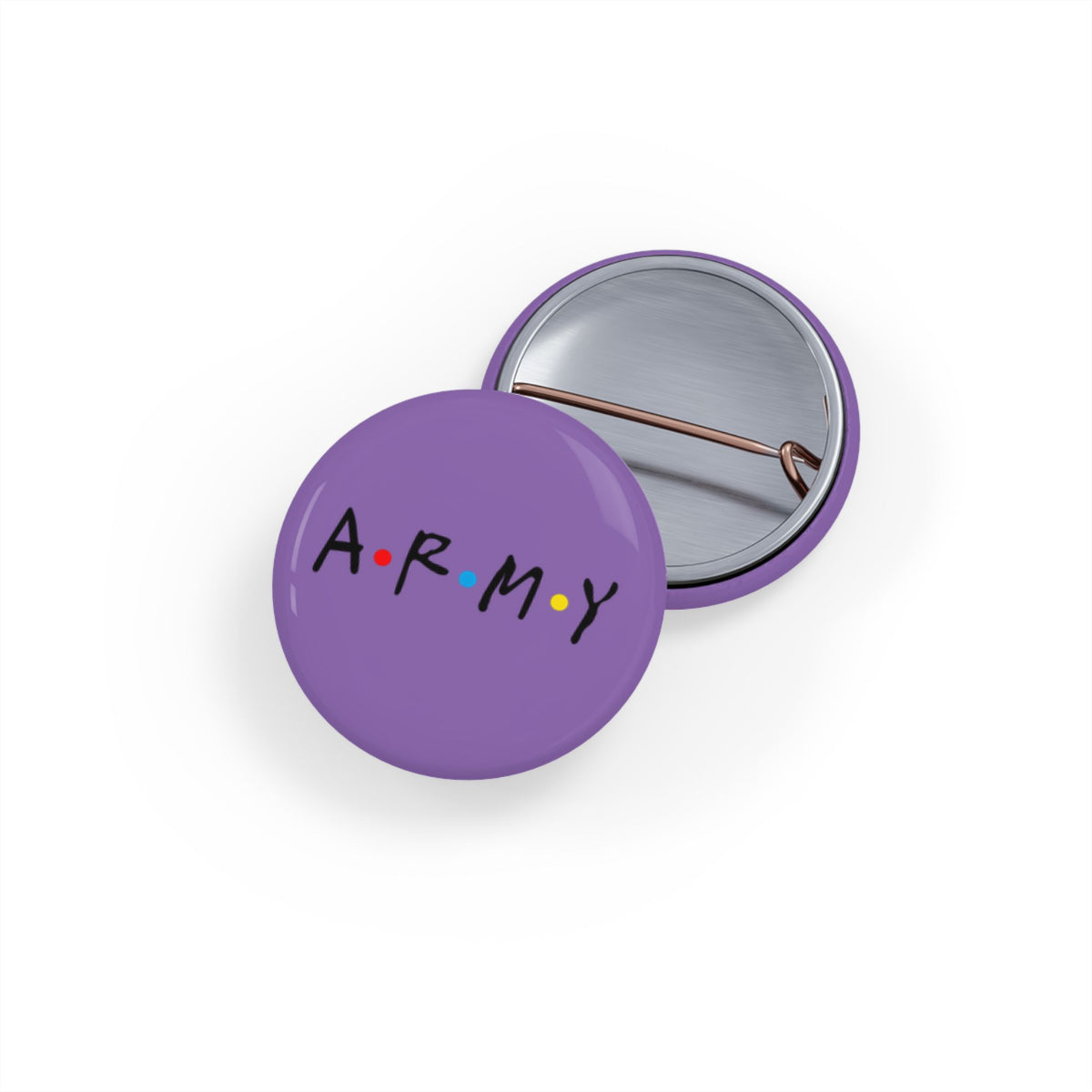 Round "Army" Pins