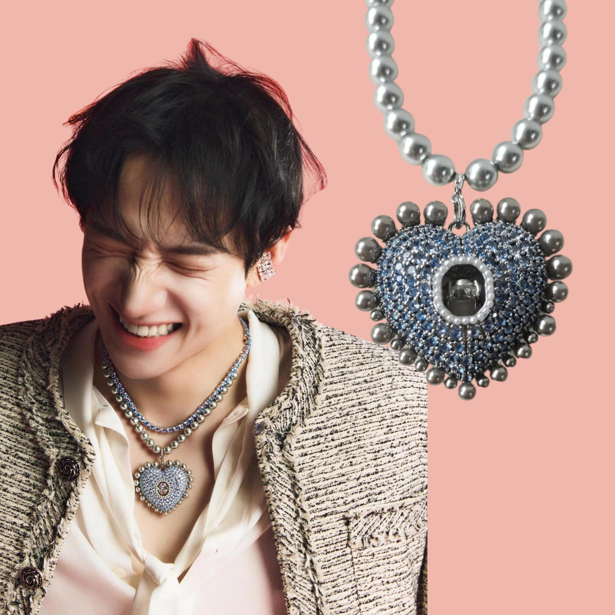 Bangchan Straykids style necklace