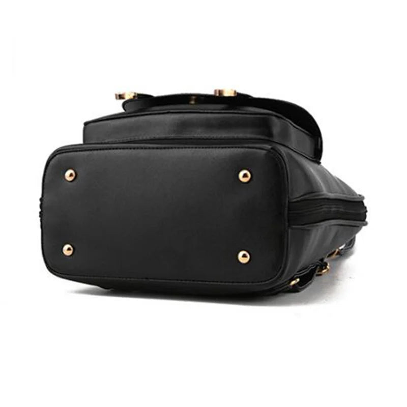 Korean Style Backpack for Women with Cuddly Bear Accessory - 10L Capacity