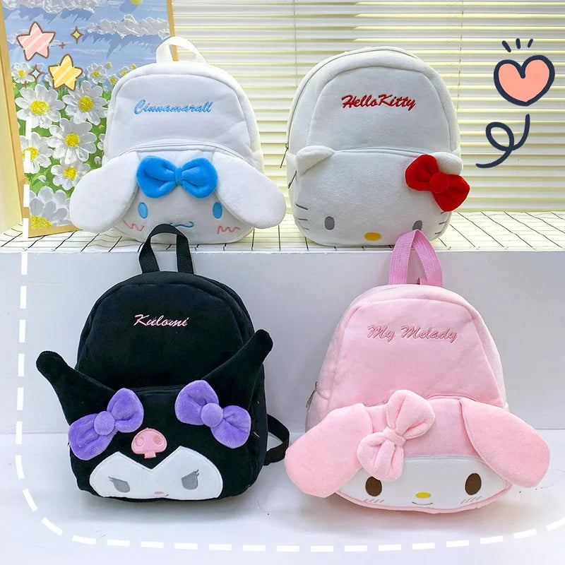 Cute Plush Korean Fashion Backpack - 6L Capacity