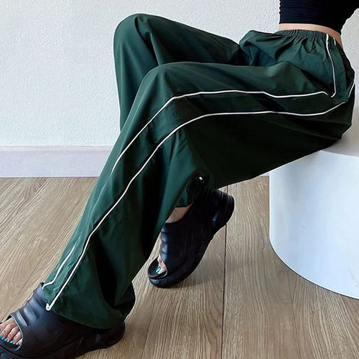 Low Waist Elastic Kpop Pants