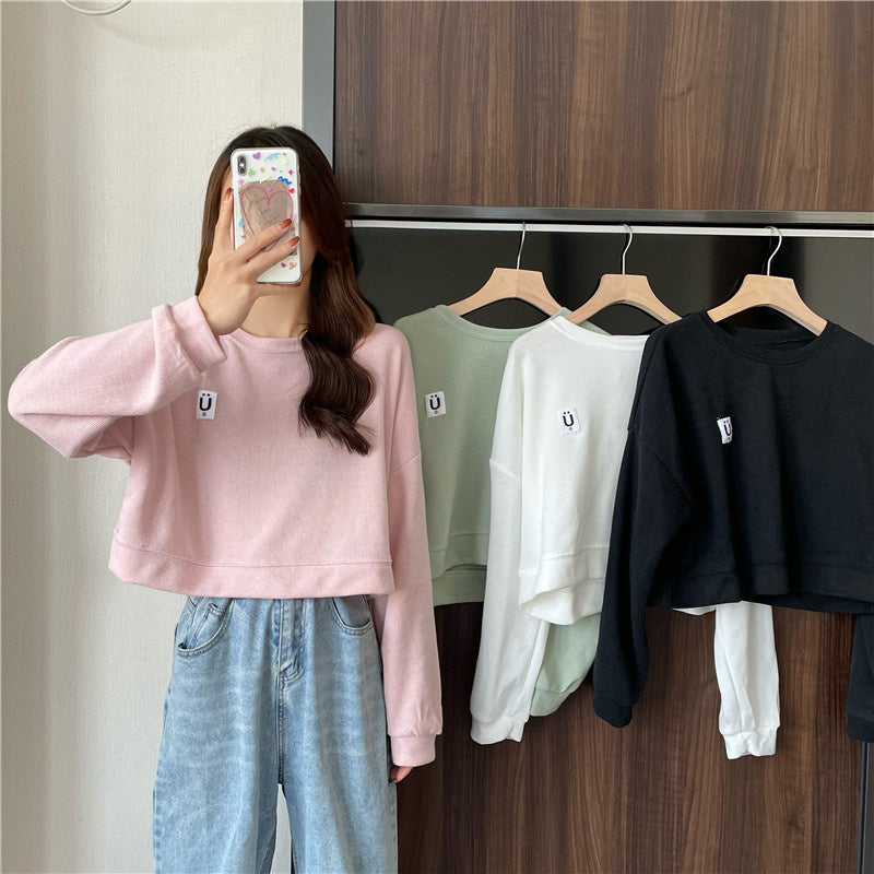 Korean Cotton Kpop Street Style Sweatshirt