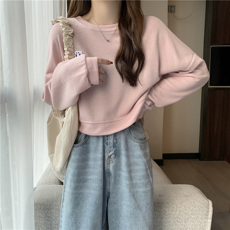 Korean Cotton Kpop Street Style Sweatshirt