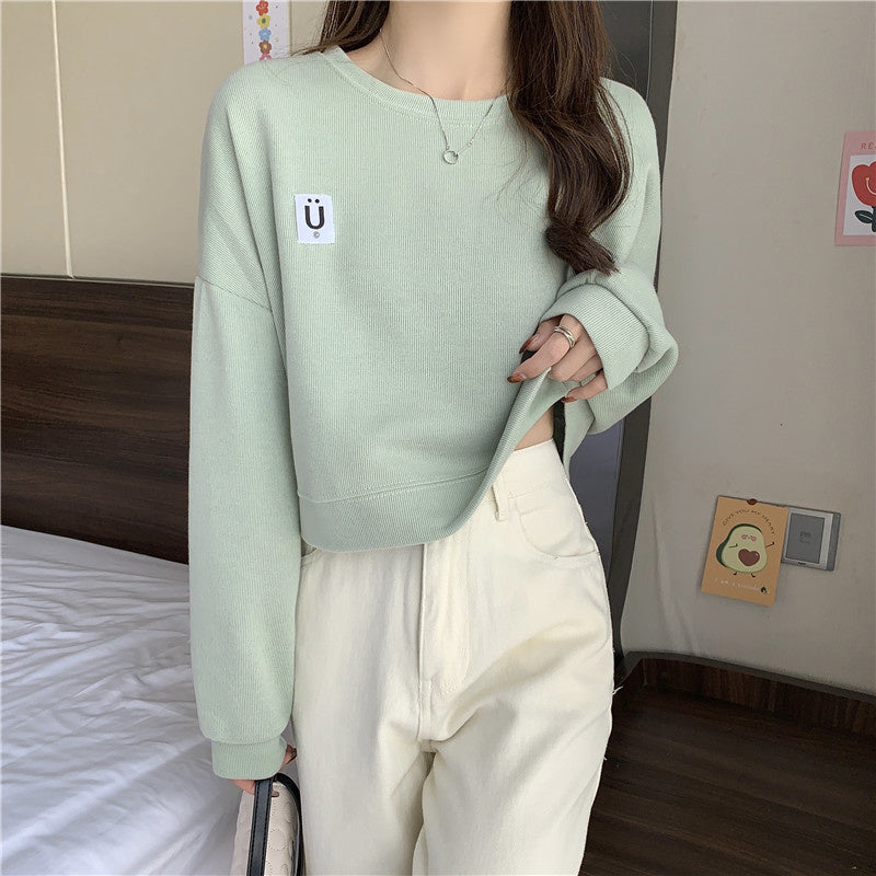 Korean Cotton Kpop Street Style Sweatshirt