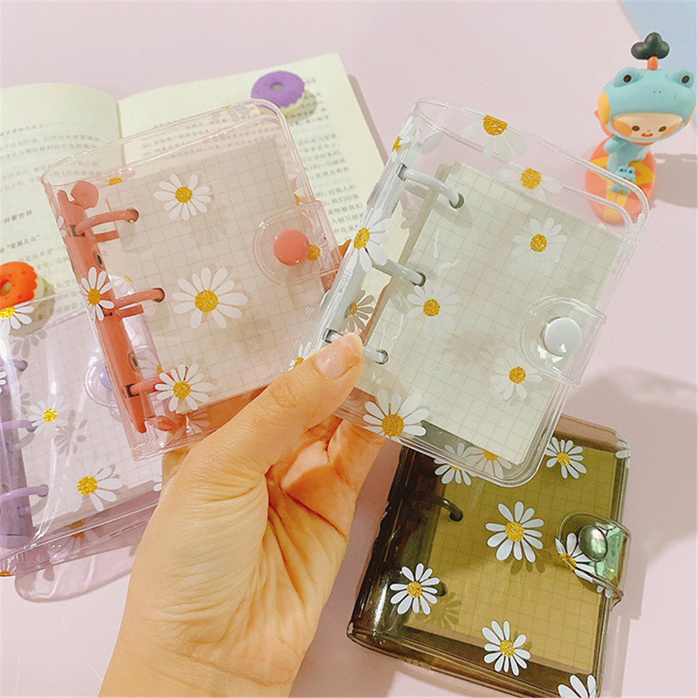 Cute Daisy Binder Notebook  Kawaii Korean Stationery - Hello South Korea