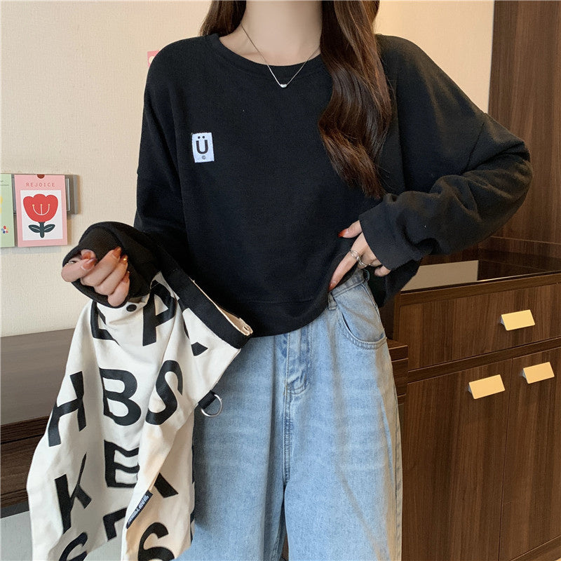 Korean Cotton Kpop Street Style Sweatshirt
