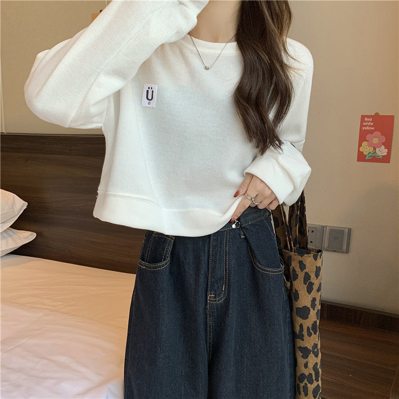 Korean Cotton Kpop Street Style Sweatshirt