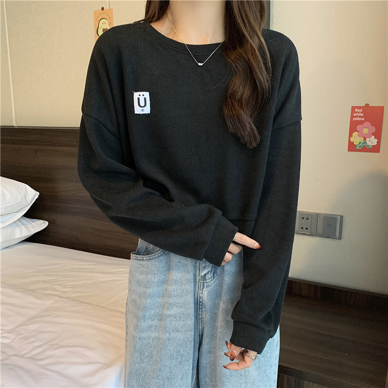 Korean Cotton Kpop Street Style Sweatshirt