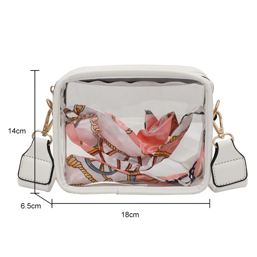 Transparent Korean Crossbody Bag