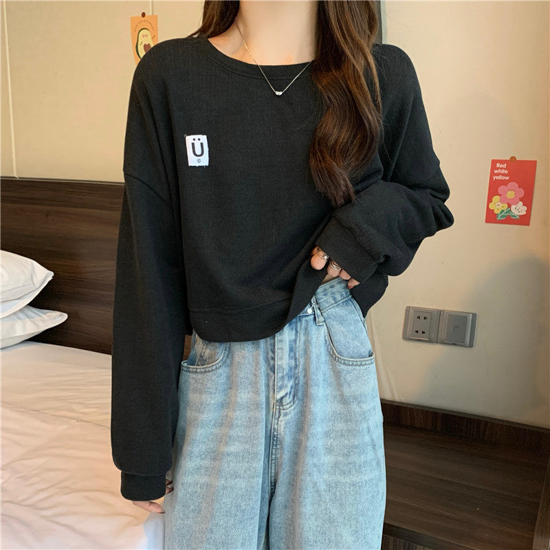 Korean Cotton Kpop Street Style Sweatshirt