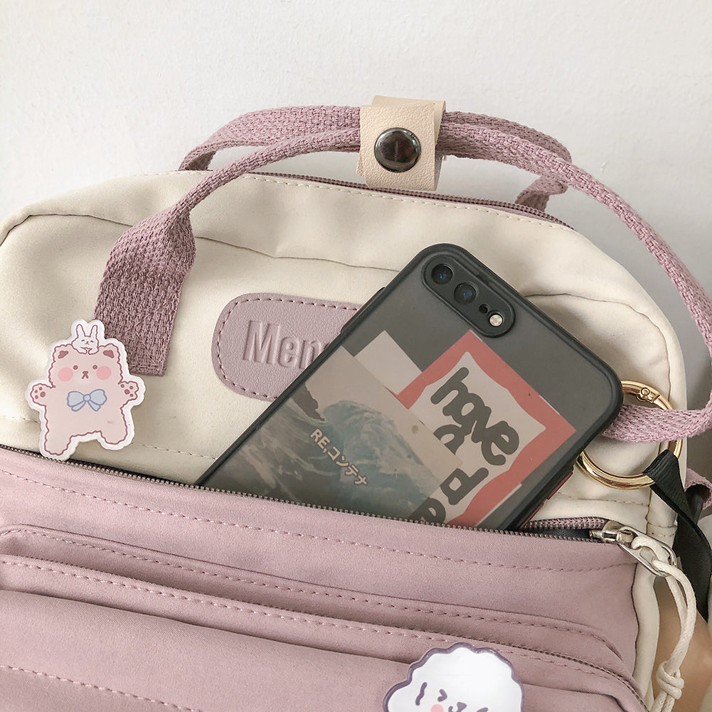 Kawaii Korean Style Backpack | Cute &amp; Waterproof | Teen Girls