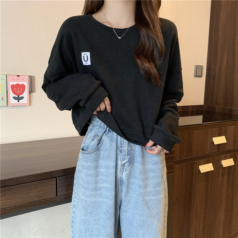 Korean Cotton Kpop Street Style Sweatshirt