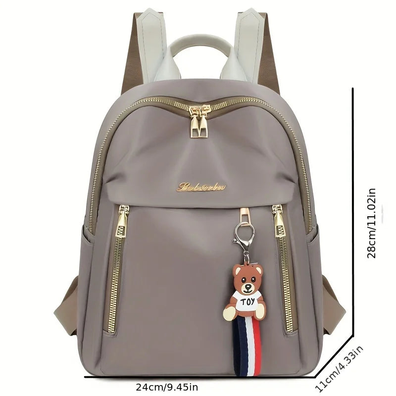 Small Black Korean Fashion Backpack - 6L Capacity