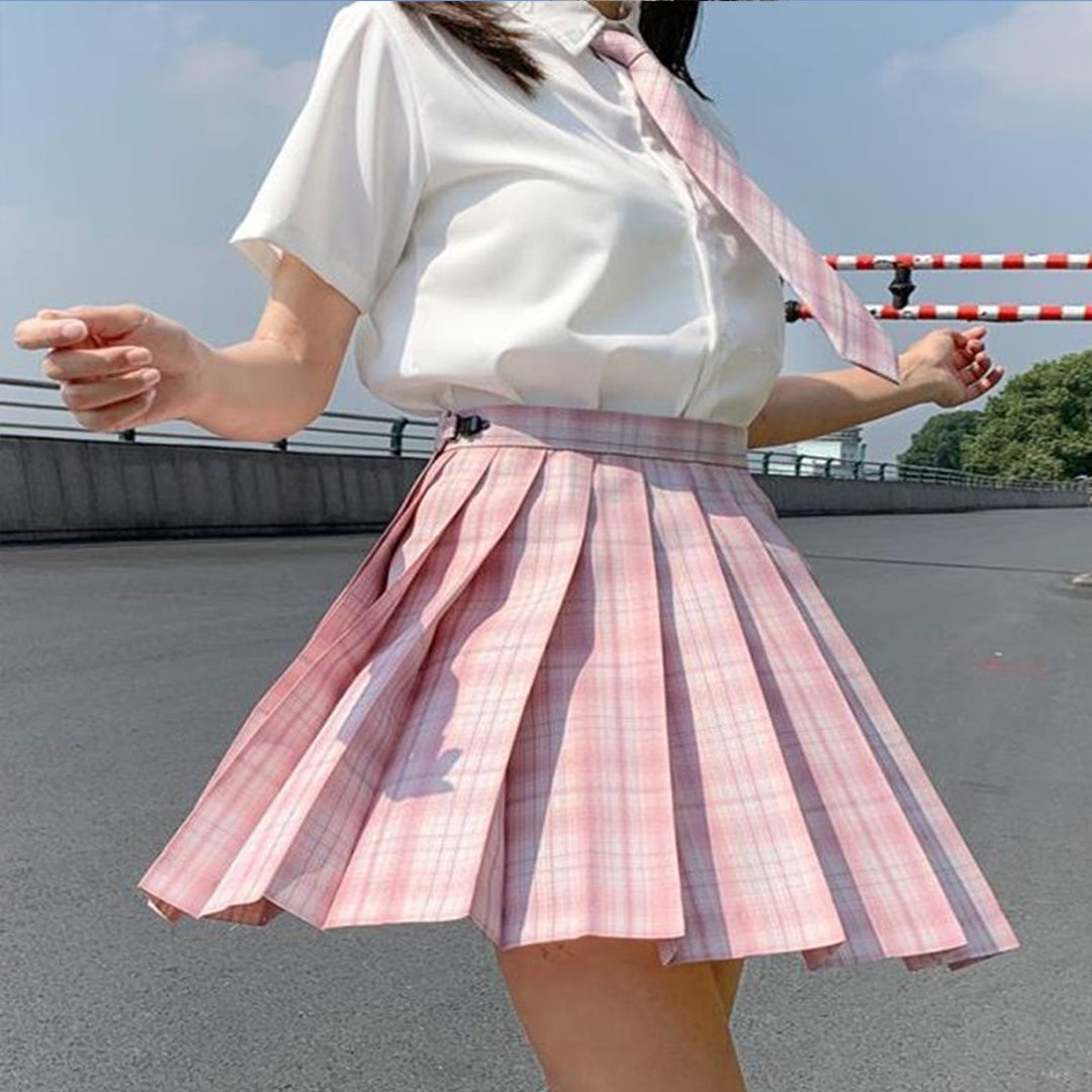 Sweet cute pleated skirt mini skirt from Women Fashion