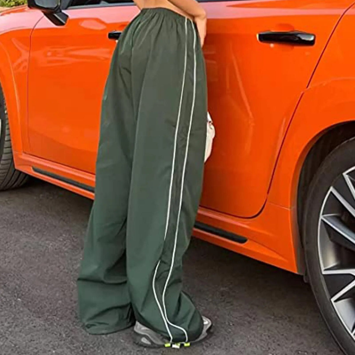 Low Waist Elastic Kpop Pants