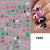 Green and Pink Ghouly Halloween Kawaii Nail Stickers