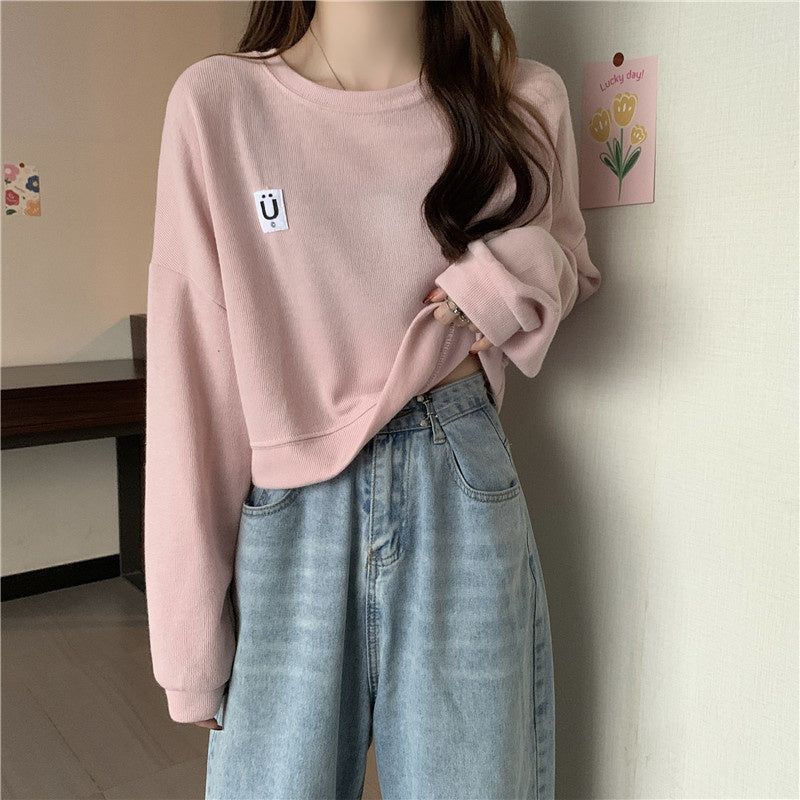 Korean Cotton Kpop Street Style Sweatshirt