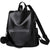 Cute minimalist black korean backpack