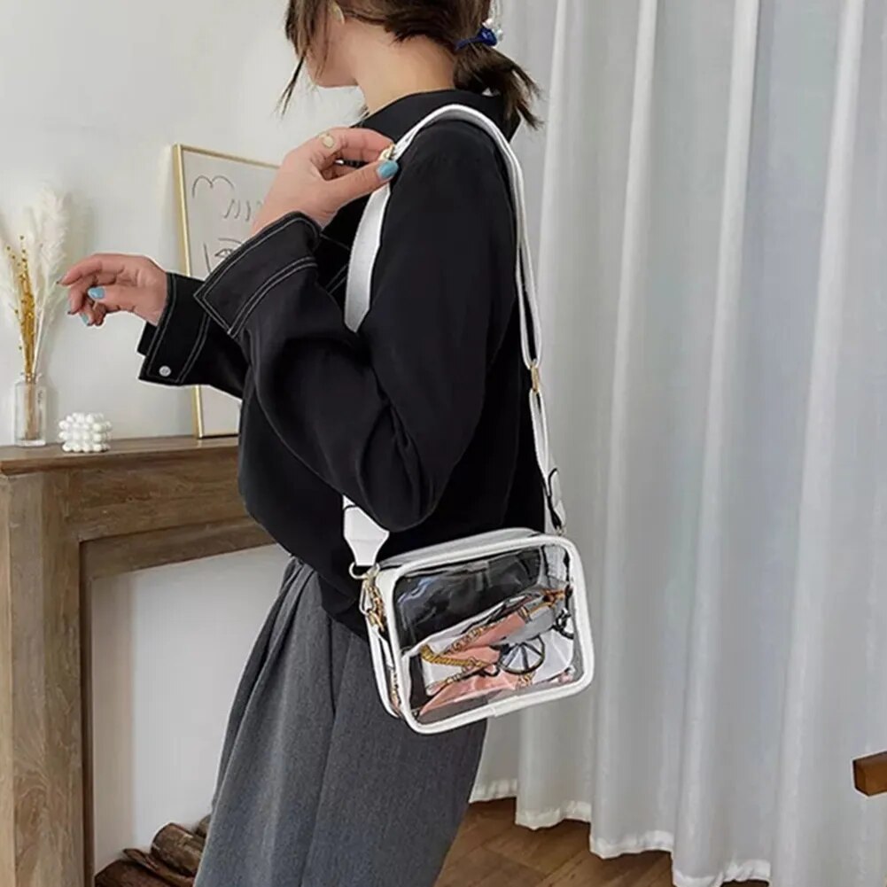 Transparent Korean Crossbody Bag
