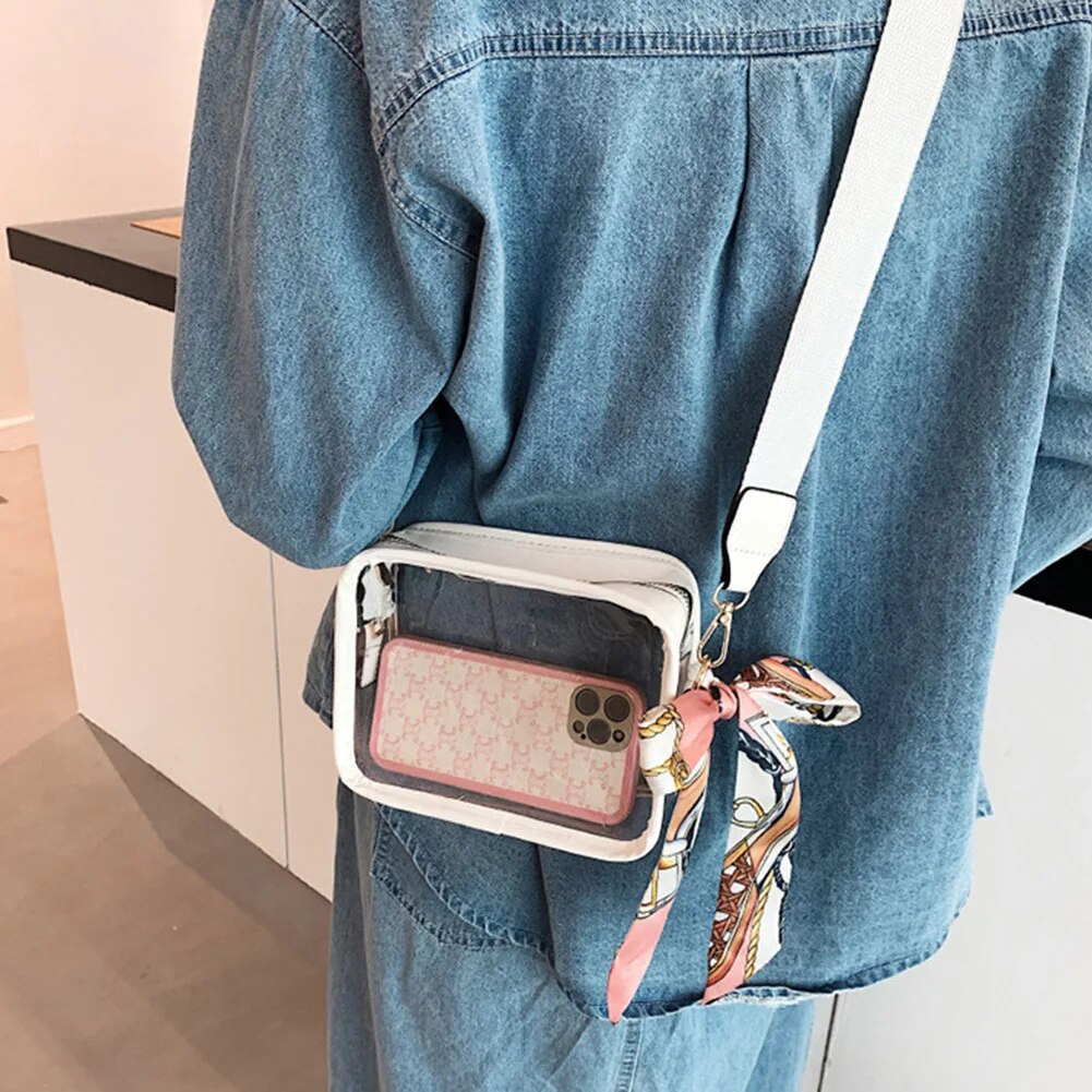 Transparent Korean Crossbody Bag