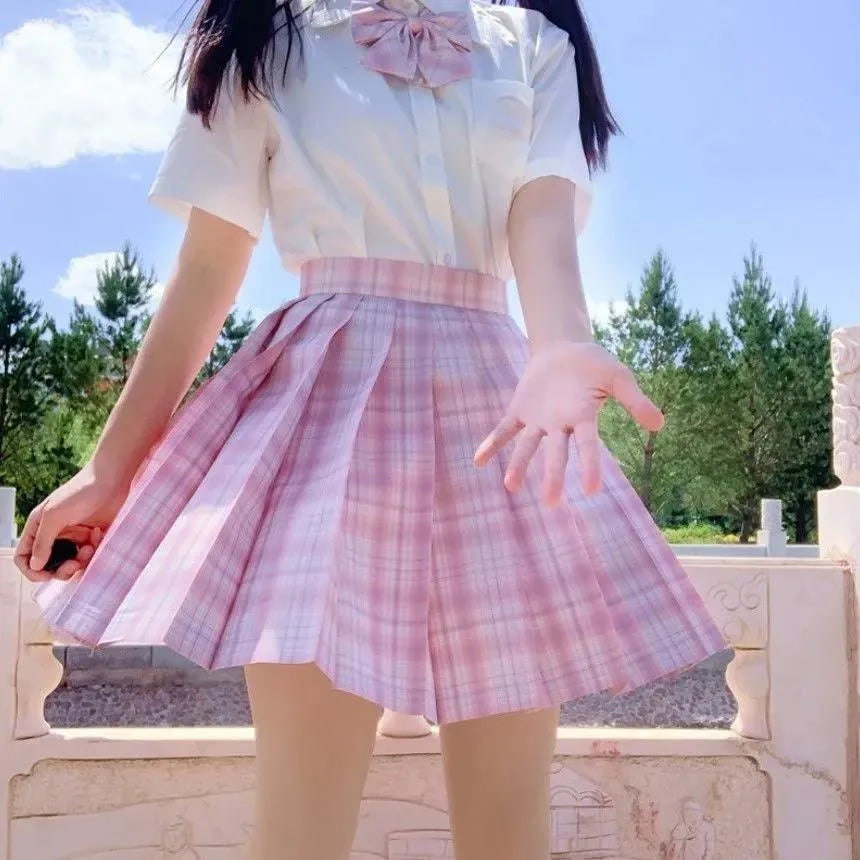 Summer Women s Mini Skirt Harajuku Korean Fashion Sweet Cute