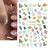 Kawaii Nail Art - Little Kawaii Dinosaur 3D Nail Sticker set