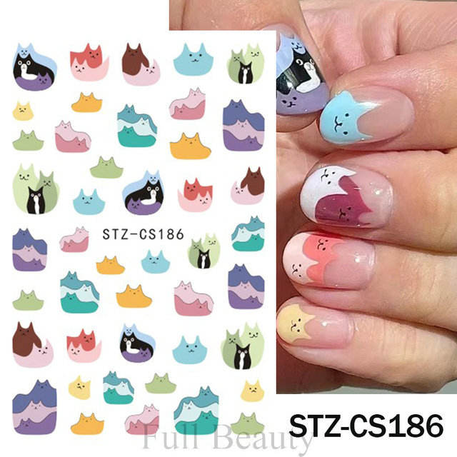 Female manicure with cat.Hands of a woman with cat manicure on nails  12622479 Stock Photo at Vecteezy