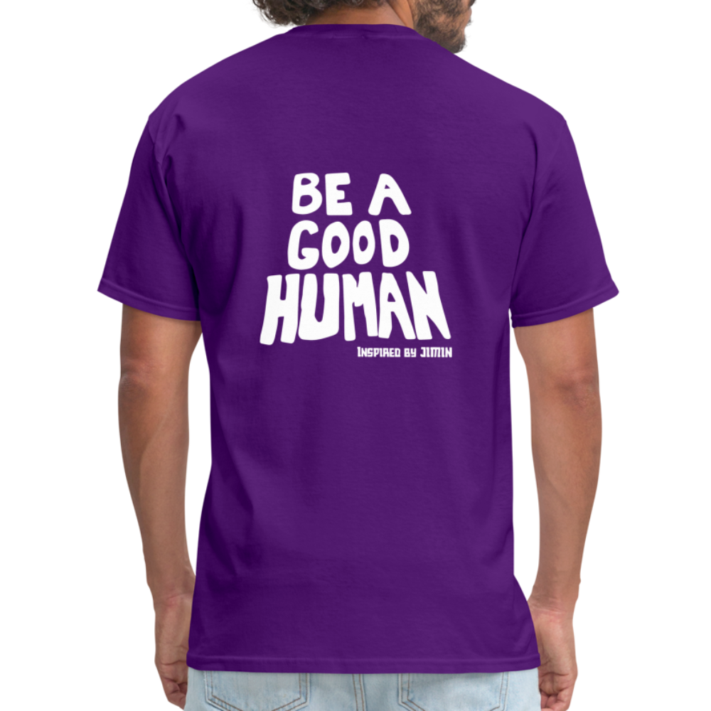 Be a Good Human Jimin Unisex Classic T-Shirt - purple