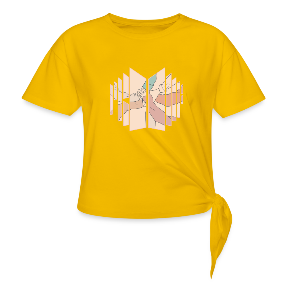 Proof of Seven with You Knotted T-Shirt - sun yellow