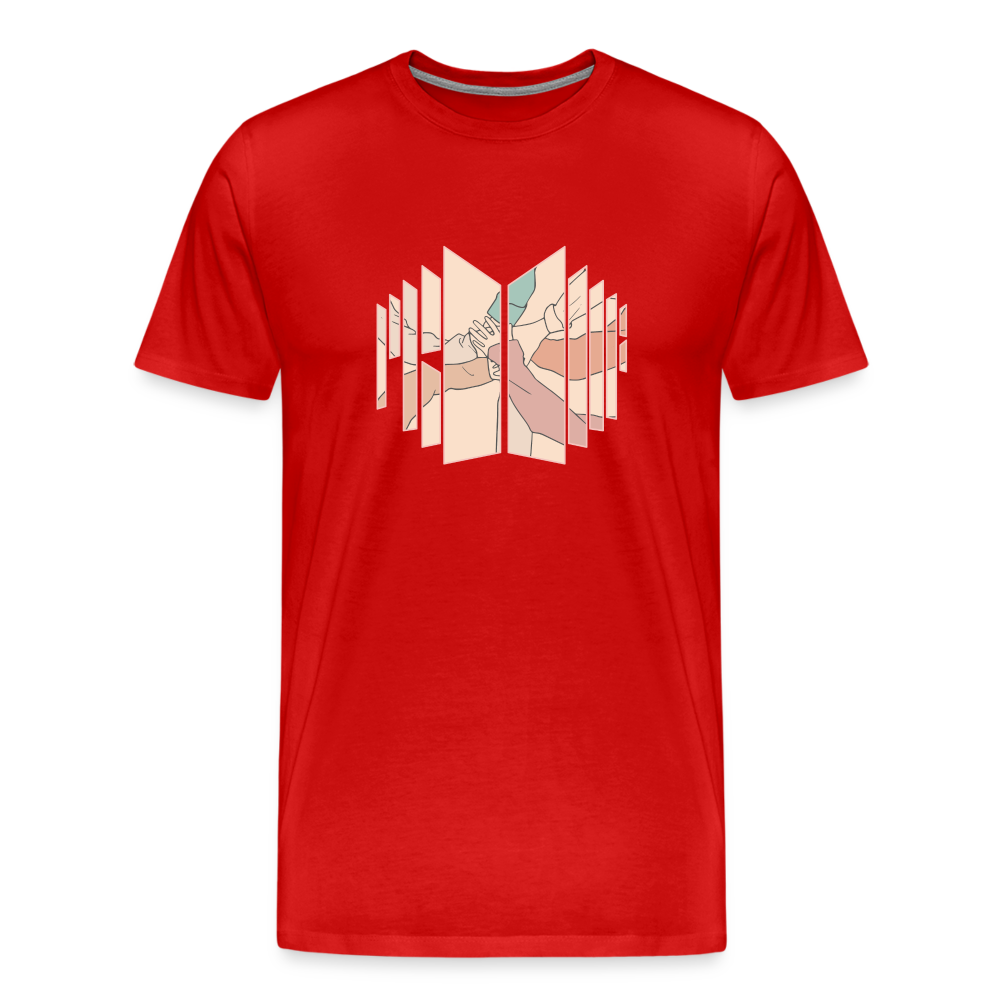 Army Hands Premium T-Shirt - red