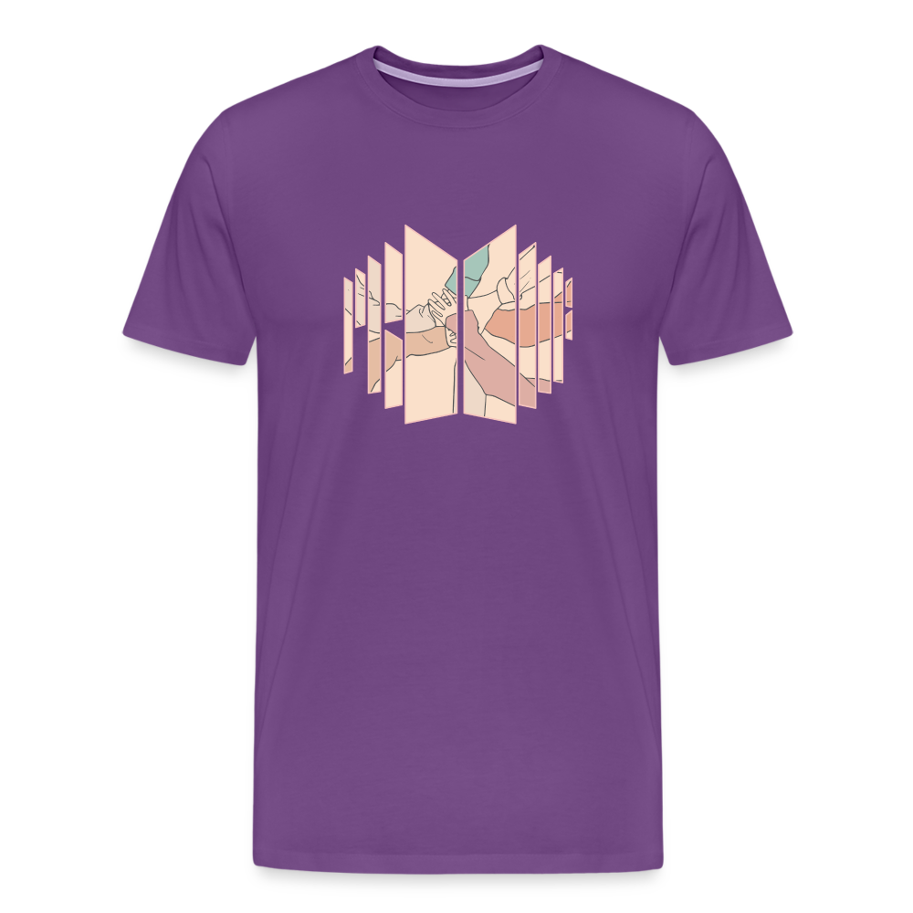 Army Hands Premium T-Shirt - purple