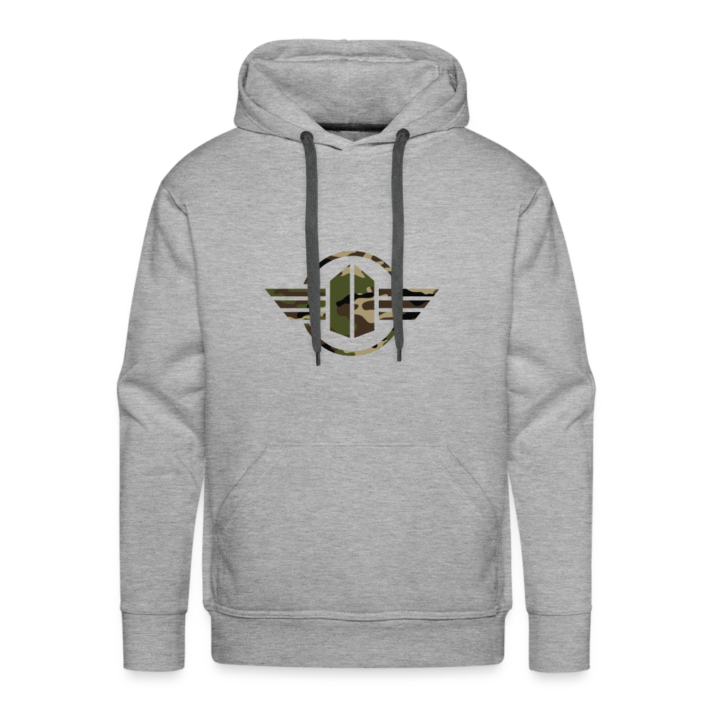BTS Army Military Premium Hoodie - heather grey