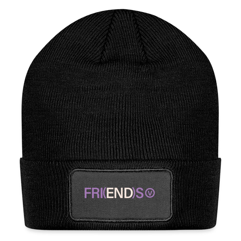 Friends Patch Beanie - black