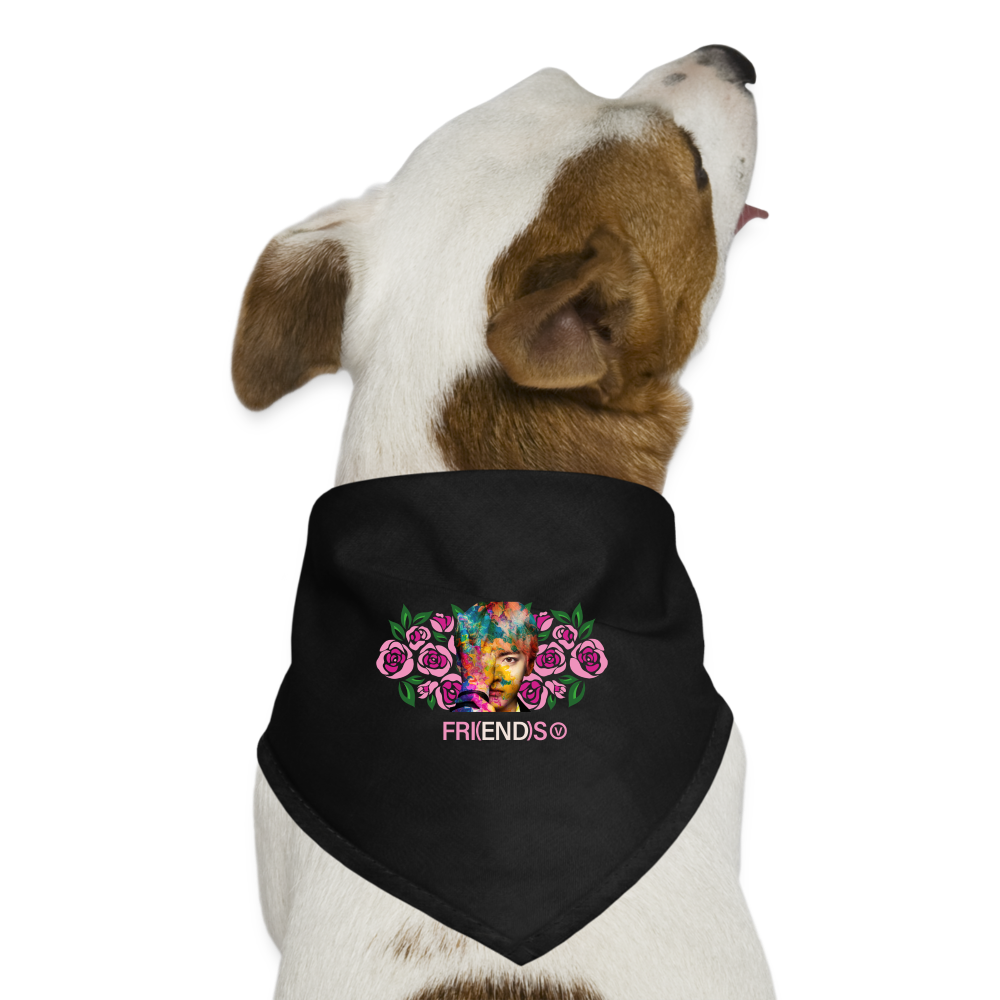 Friends Dog Bandana - black
