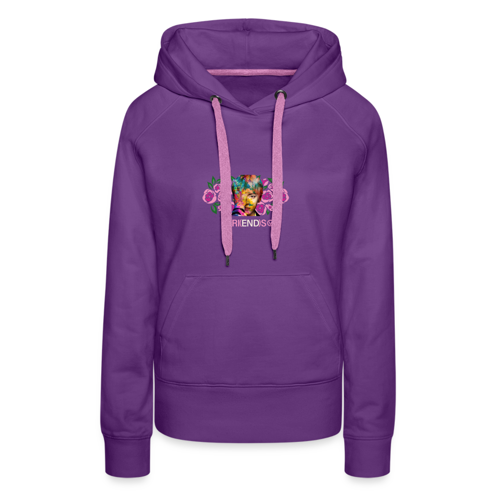 Friends Tribute Premium Hoodie - purple 
